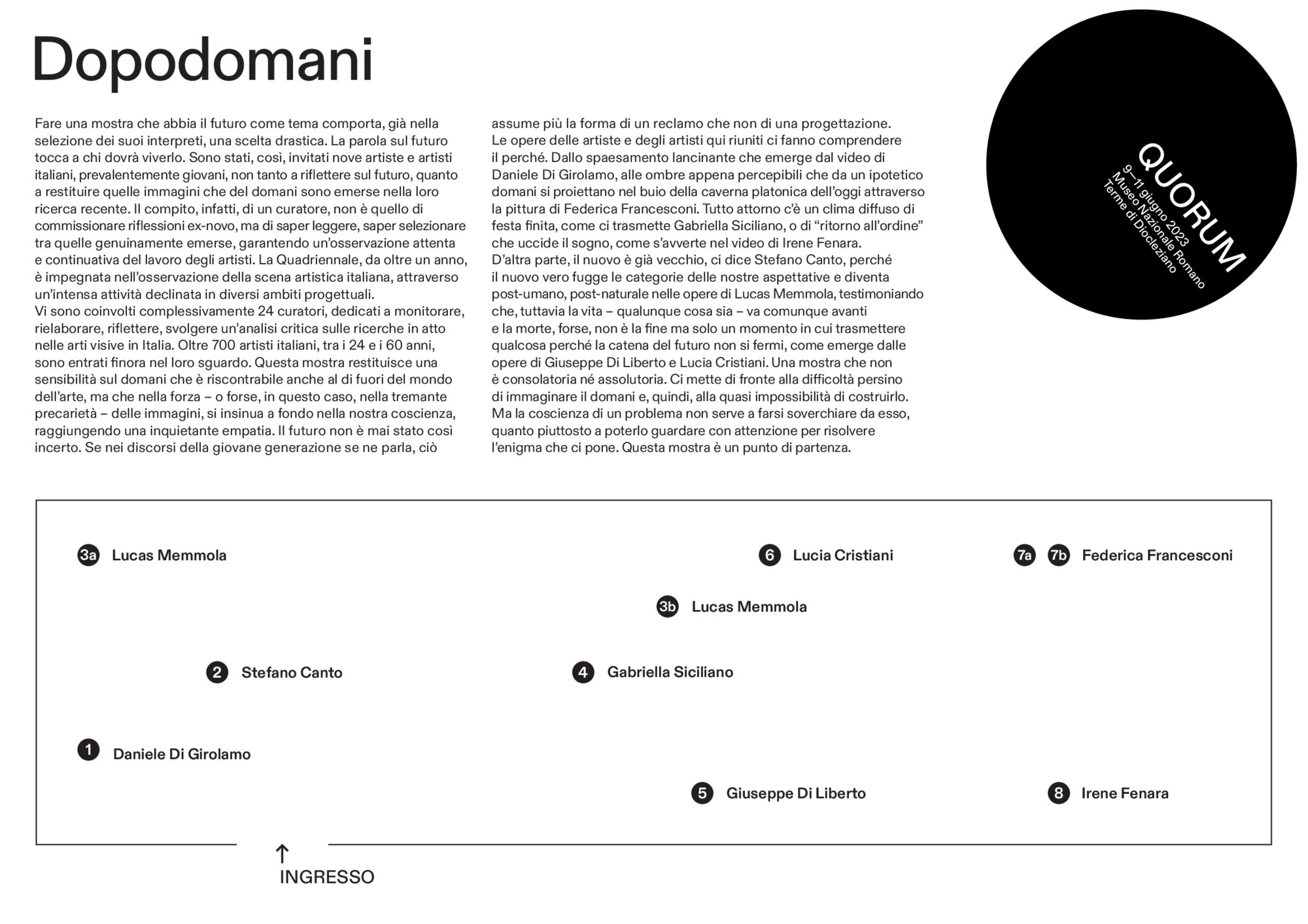 QUADRIENNALE DI ROMA