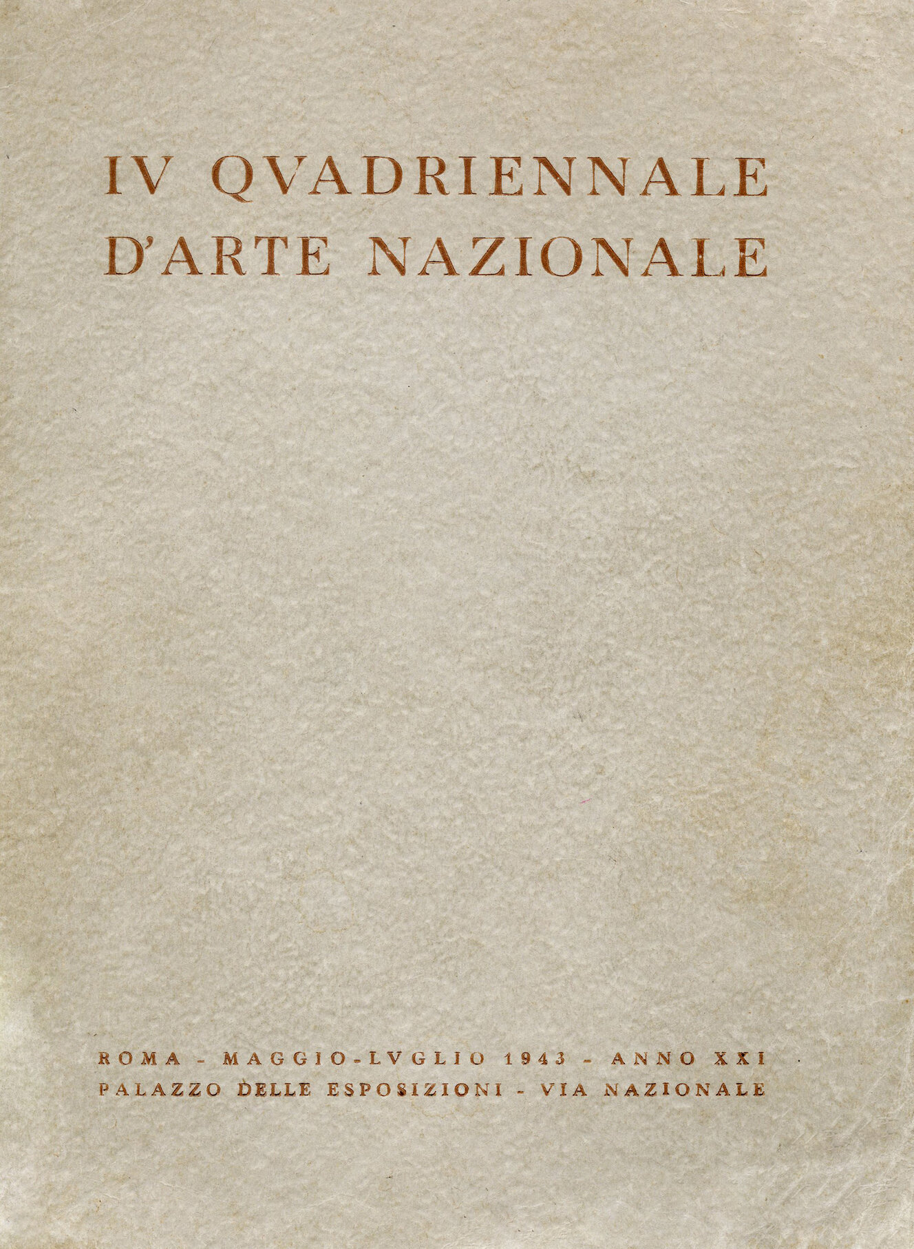 IV Quadriennale d'Arte Nazionale