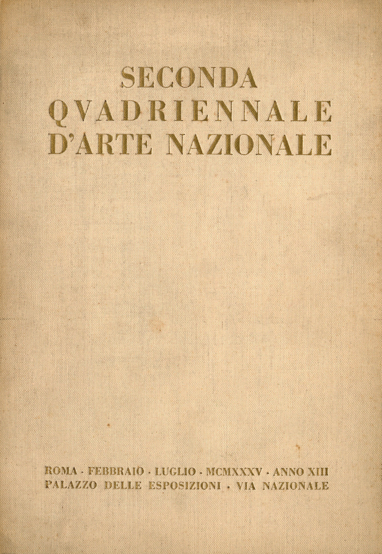 Seconda Quadriennale d'Arte Nazionale