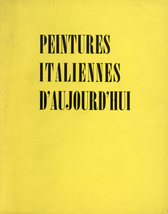 Peintures italiennes d'aujourd'hui